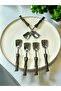 Royking Bamboo Handle Antique Ice Cream Spoon Set of 6 Eym 087 - 2