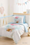 Newborn Baby Bedding Set Elephant Baloon Blue