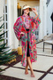 Remsa Single Kaftan Kimono Pareo on the Hijab Swimsuit Pink Rp031 Desire - 6