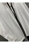 Women's Woven Terrycotton Fabric Front Zipper White Shirt New Collection - 6