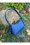 Cobalt Blue Women's Baguette Handbag - 2