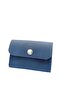 Genuine Leather Handmade Men's Card Holder Wallet - Stitched Detail - 2