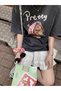 Y2K Retro Printed Washed Vintage Unisex Oversize T-Shirt - 3