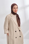 Muslin Tie Scarf - Bitter Brown