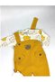 Nafi̇tto Bear Embroidered Baby Boy Salopet Set of 3 – Bodysuit, Salopet and Socks - 4
