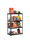 4 Tier Adjustable Garage Storage Shelving, Heavy Duty Shelving Unit Metal Storage Shelves for Wareho - 2