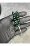 Glass Natural Stone Double Color Ben-Ra Model Prayer Beads - 3