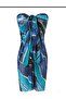 Marella Blue Pareo Skirt - 2
