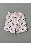 Lcw Kids White Printed Girls' Shorts Pajama Set - 4
