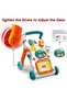 Baby Lion Walker for Kids, Baby Activity Walker with Music, Basketball Hoop, Rotating Lock Wh - 7