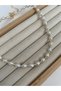 Women's Necklace with Row of Pearls - 2