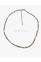 Silver Bulk Gold Square Detailed Summer Women's Necklace