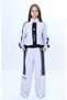 Girl's 100% Cotton Half Zipper 2 Thread Sports Top & Bottom Set – Garnished Model - 5