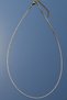 Steel Italian Cube Snake Necklace 1 mm Gold Color |   Non-Blackening, Unisex, 2 Years Warranty - 4