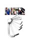 9 Pieces Steel Allen Key Set Short Flat Corner Allen Key Kit - 7