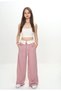 Girl's Garnished 2 Thread 100% Cotton Bottom Tracksuit