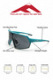 Eagle Blue Unisex Sports Cycling Glasses |   Outdoor Sunglasses - 5