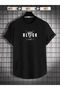 Men's Black 2-Piece Oval Suit T-Shirt & Shorts Combed Cotton Fabric the Black Print - 2