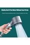 High-Pressure Shower Filter Head — 3 Modes, Includes Replacement Filters - 3