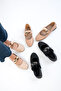 Nude Patent Leather Women's Ballerinas 19748 - 5