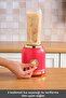 Retro Personal Kişisel Smoothie Blender Red - 3