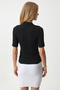 Women's Black Openwork Seasonal Knitwear Cardigan Ow00044 - 5