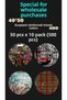 Ecoplast Reinforced Bag 40*50 10Packs 500Pcs Mixed Colors Store Bag - 3