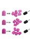 10 Pieces 10*15mm Thick 120# Nail Care Combo Set Foot Sanding File Heads Included Medical - 3