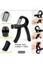 Hand Grip Strengthener Set of 5 - Finger Trainer, Stretch Band, Resistance Ring, Exercise Ball - 6