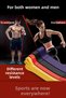 25kg Resistance Band Muscle Building Rubber Fitness Pilates Cross Training Band Black-Hard - 5