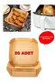 50Square Airfryer Baking Paper - Oil Kraft Paper - 3
