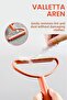 Aren Double Sided Clothes Lint and Lint Collector Sweater Carpet Plastic Lint Orange