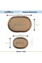 Shems Mink 2-Piece Lace and Fringed Toilet Seat Set Bathroom Rug Mat Set - 4