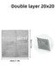 3 قطع من قماش غسيل الأطباق متعدد الوظائف - مقاوم للخدش من التيفلون والسيراميك - سلسلة سلكية مزدوجة الطبقات (20×20) - 4