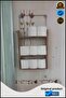 Wooden Bathroom Organizer Bathroom Rarı Flower Shelf - 6