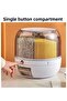 6 Kilogram Dry Food and Pulses Organizer - 360 Degree Rotatable, 6-Compartment Airtight Storage Box - 3
