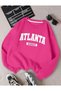 Atlanta Georgia Printed Hooded Oversize Unisex Sweatshirt DAXİS Sportwear Company