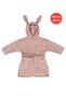 Outlet Ihracat- 100% Cotton Soft Unisex Girls-Boys Children's Towel Bathrobe with Ears Rabbit/Pink - 3