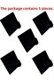 Self-Adhesive Hanger Mat Black 05 5 Pieces in a Package - 2