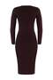 Wardrobe Essentials Brown Premium/Special Yarn Midi Knitwear Dress |   Twoaw26El000070 - 6
