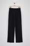 Siyah*001 Straight/Düz Kesim Pilili Dokuma Kumaş Pantolon TWOAW23PL00401 - 6