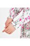 Rayon White Floral Maxi Dress – High Neck with Elastic Cuff, Available in 3 Colors. - 2