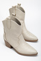 Women's Cowboy Boots - Embroidered Short Boots