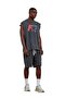 Men's T-Shirt Washed F Athlete Smoked Oversize Printed Crew Neck Thick Cotton Fabric - 8