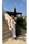 White Crew Neck Sleeveless Openwork Maxi Length Summer Dress - 6