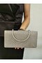 Women's Evening Big Platinum Chain Wedding Night Party Bag - 3