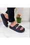 Plus Size 46 47 Number New Season Double Buckle Men's Slippers Plus Size of One