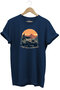 Outdoor Offroad 4X4 Car Printed Landscape Mountain Cracking Non-Fading Print 100% Cotton Basic T-Shirt