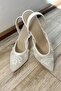 7 Cm Lace - Comfortable Goblet Heeled Stiletto Wedding Dress Shoes - 6