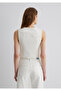 Merlin Real Blue Off-White Jean Vest Fitted / Body Fitted Cut 1110265-89157 - 4